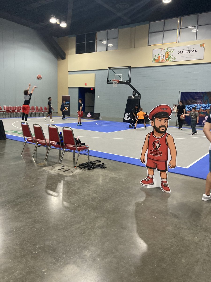 yooo they got a basketball court here hell yeah #FirstAttack2025