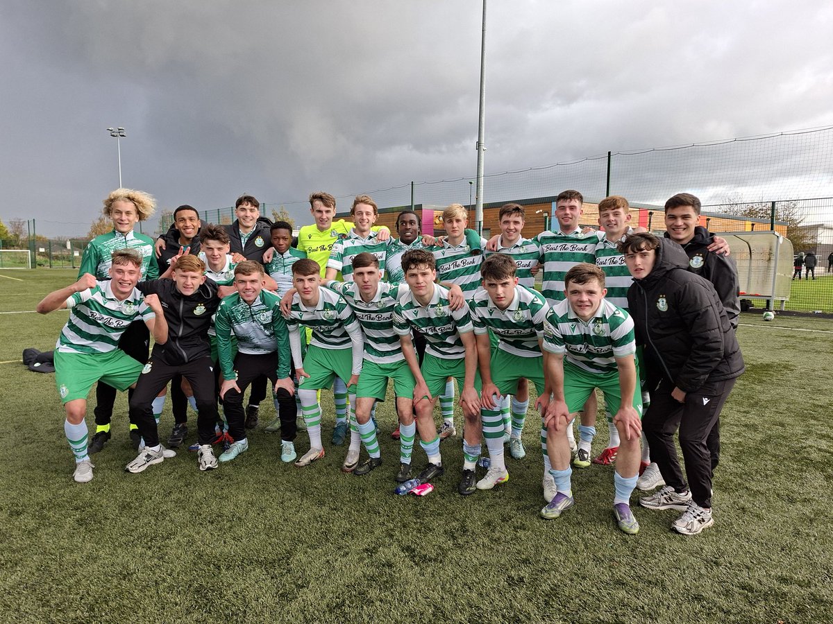 Well done to our Under 20s who beat Drogheda United 1-0 in the Shield semi final this afternoon 👏👏👏