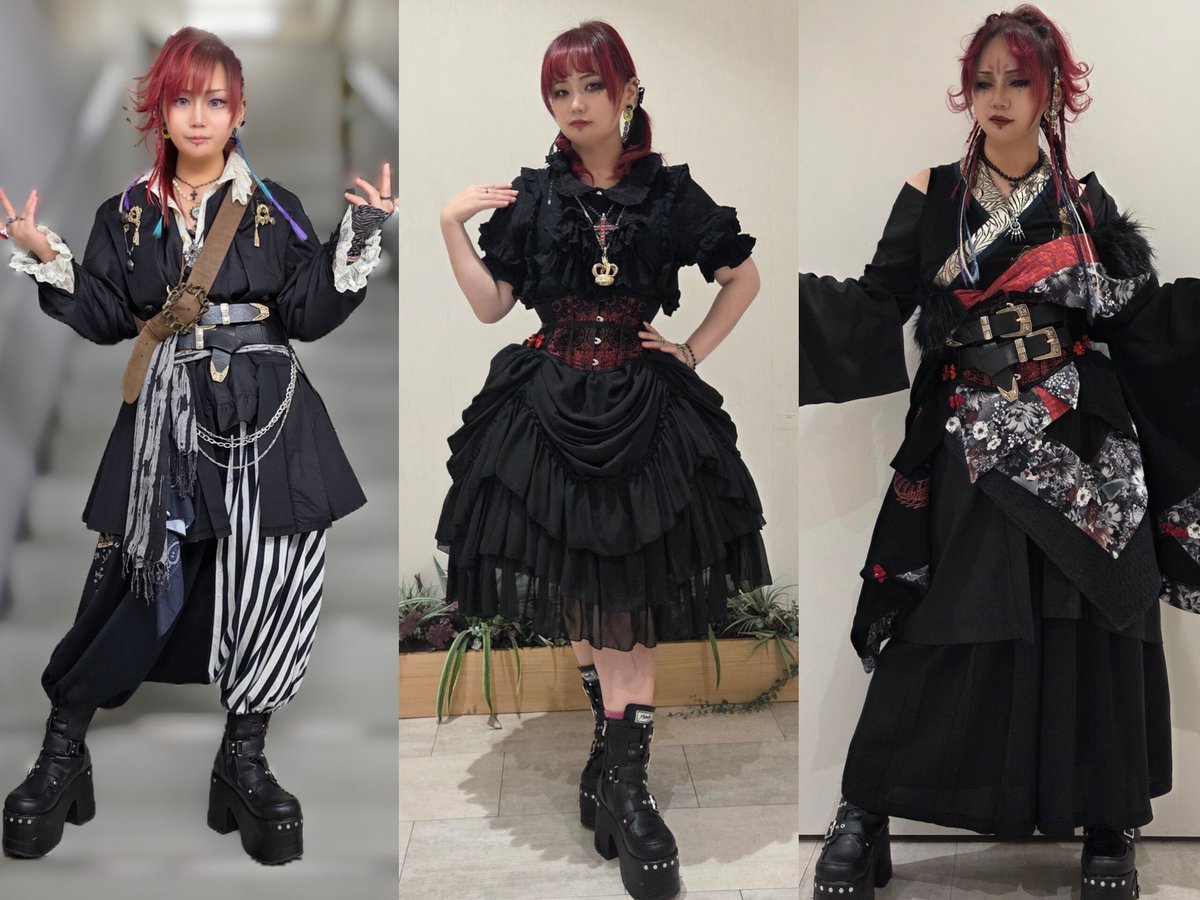 KERAMKR's tweet photo. ハロウィン前の土日コーデ☠️🌹👹
31日は私が大好きなキャラクターを纏う予定です🩷💜🐱🩷💜
#helloween
#KERASHOP
#ケラショ https://t.co/SxL2j07EcO