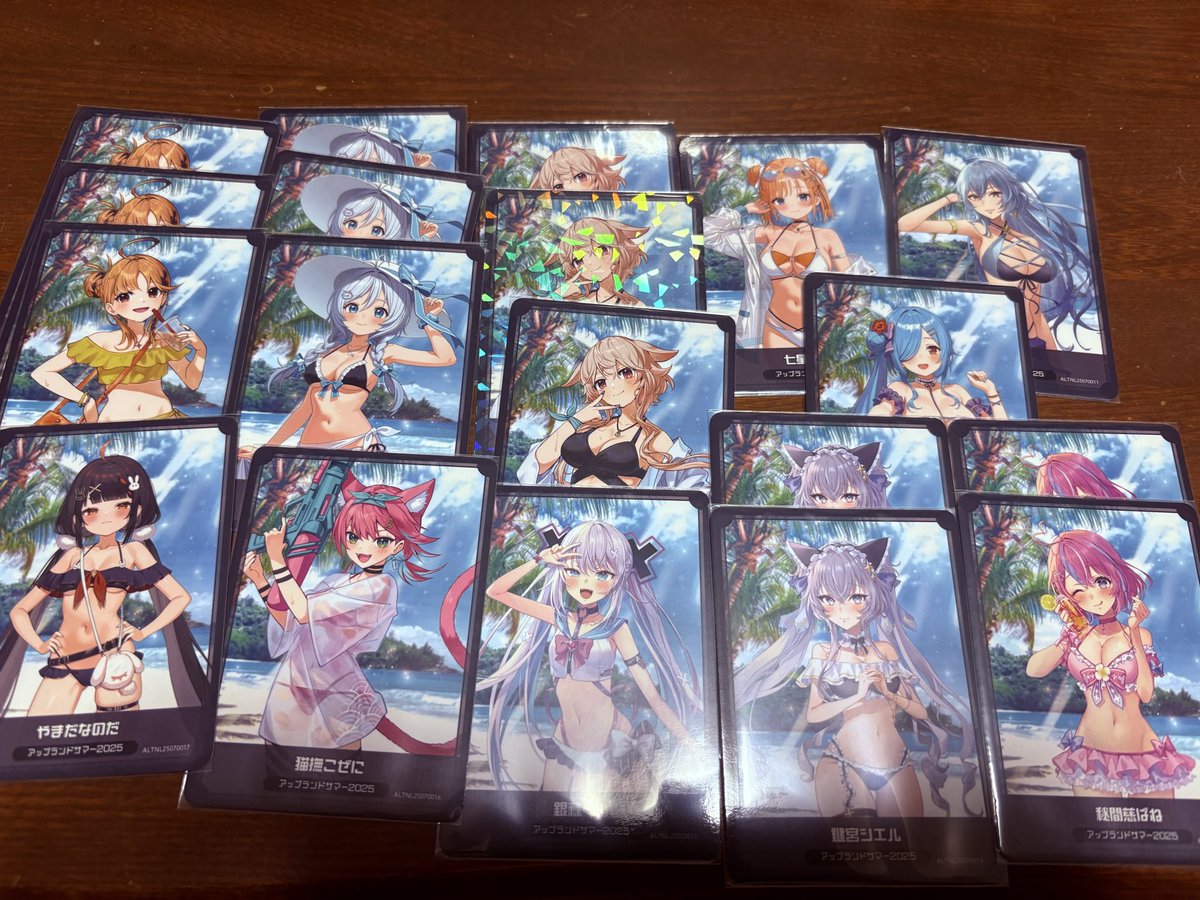 新弾、ゲットだぜ‼️
美しき女神達の水着姿、控えめに言って最高です‼️
＃どっとライブ
＃アップランド