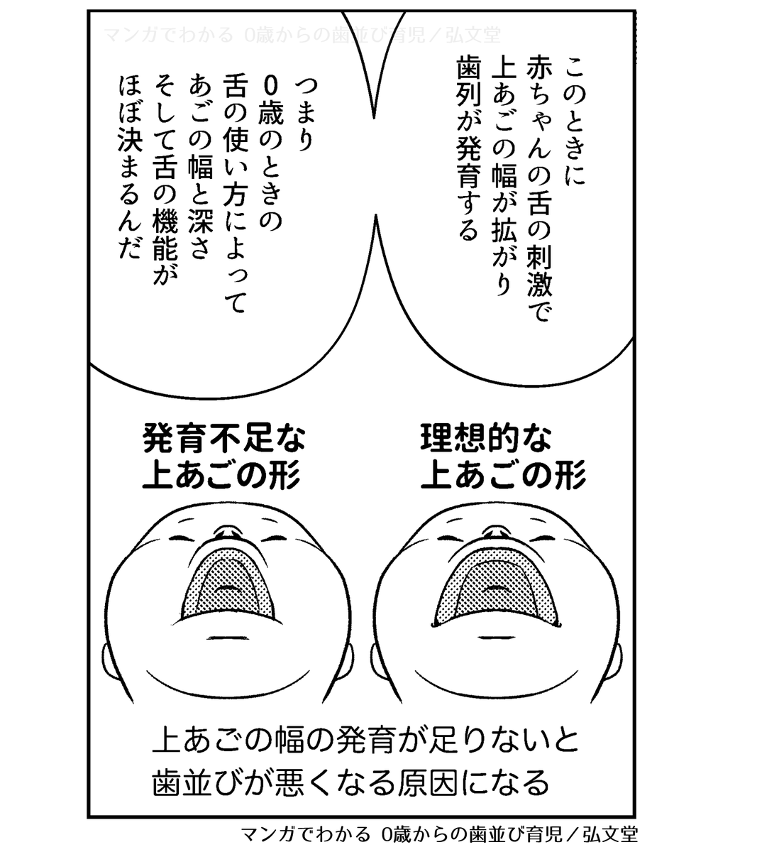 10月31日発売の「マンガでわかる 0歳からの歯並び育児」0歳〜10歳の子供に合わせ生活習慣の工夫でお金をかけずに歯並びを良くする方法をわかりやすく漫画にした本です。順次サンプルを掲載していきますのでよろしくお願いします!【1章サンプル『0〜1歳』】 