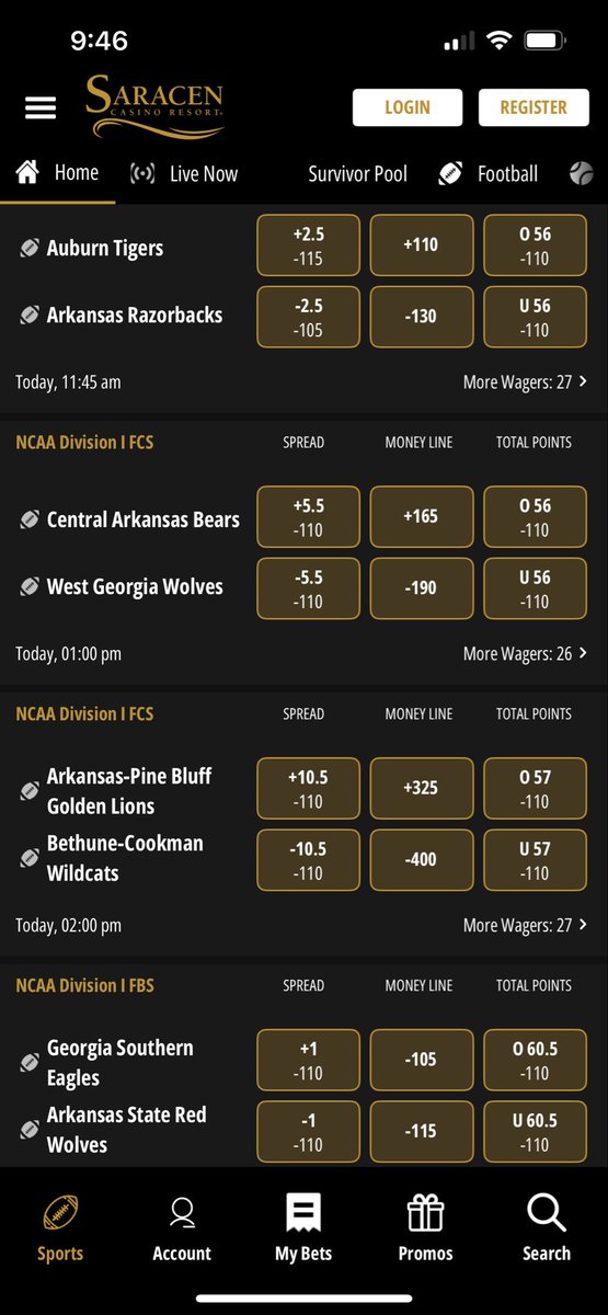 Wess_Moore's tweet image. Huge day today and @BetSaracen has it all covered!  All 4 Arkansas teams playing, World Series, golf, and great promotions!
