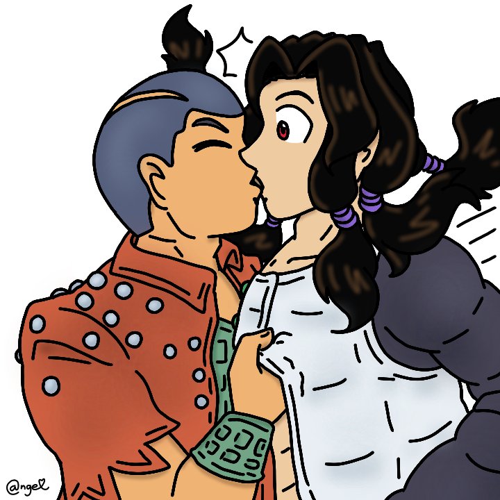 ObsessedPianist's tweet photo. Surprise kiss 👀💋
#forluso #illuso #formaggio #lasquadra #jjba #ventoaureo #goldenwind #JoJosBizarreAdventure https://t.co/vk69FnCMc2