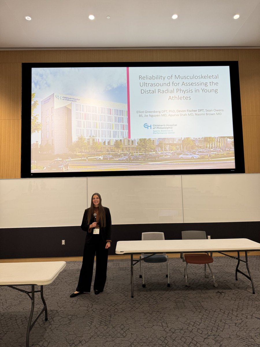 Congratulations to <a href="/devonfischer23/">Devon Fischer</a> who did a great job presenting her research she completed during her sports PT residency <a href="/ChildrensPhila/">Children's Hospital</a> at the MovePA conference. <a href="/choporthoresrch/">CHOP Ortho Research</a>