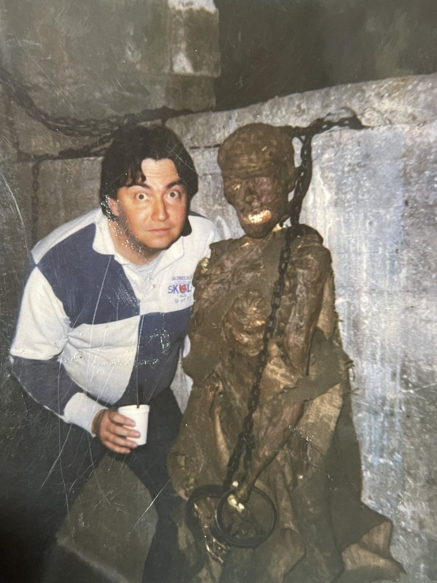 Goosebumps 1996. A cadaver and a cup of coffee..