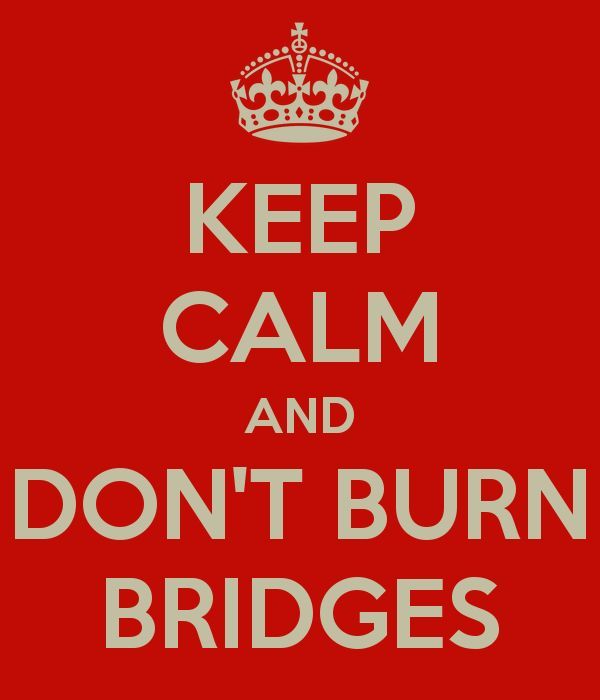 DTNEtiquette's tweet image. Two of my top rules for business: don&apos;t burn any bridges and never throw anyone under the bus...ever! ~ #DTN #BizRules #ReputationManagement #SelfRegulation