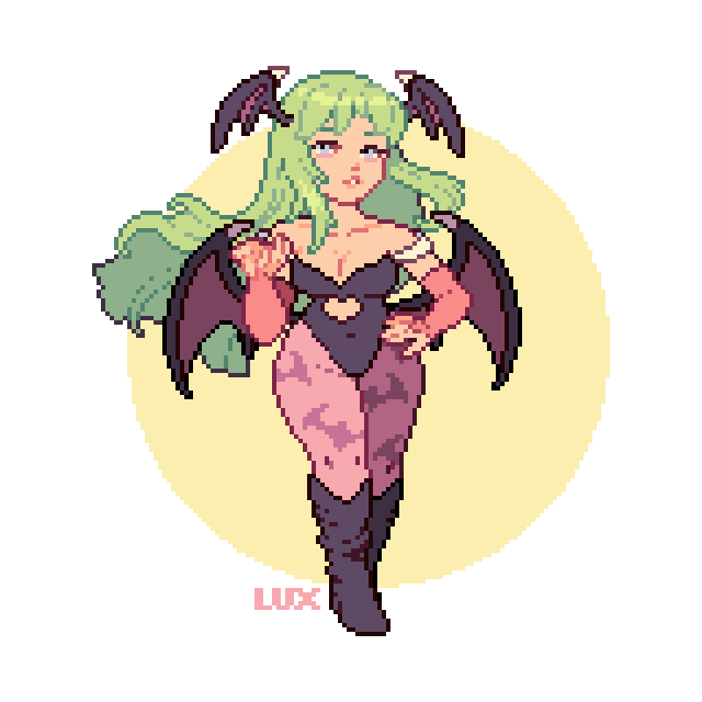モリガン・アーンスランド 「morrigan」|Luxのイラスト