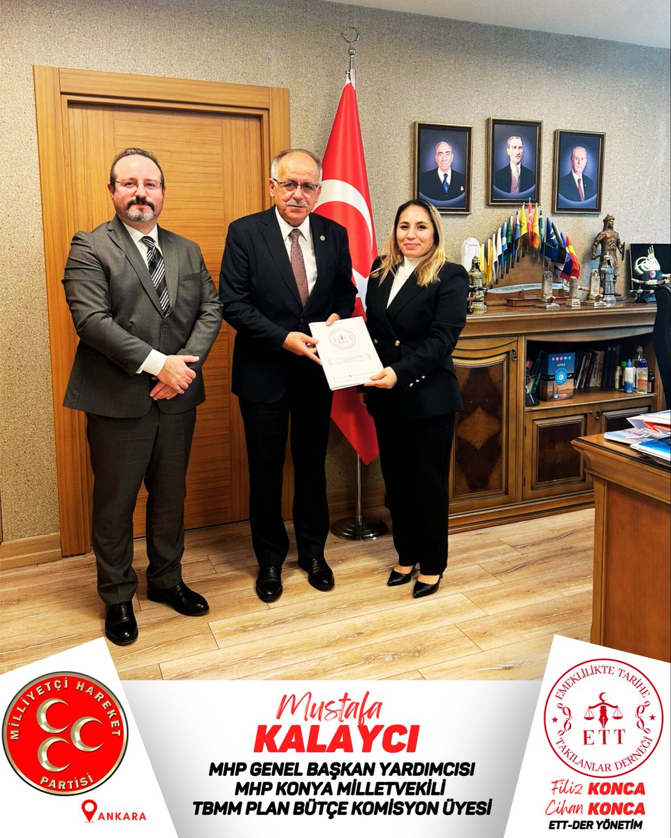 MHP Genel Başkan Yardımcısı, Konya Milletvekili ve TBMM Plan ve Bütçe Komisyonu Üyesi Sayın Mustafa Kalaycı ile Görüşmemiz

Milliyetçi Hareket Partisi Genel Başkanı Sayın Devlet Bahçeli Beyfendi’nin kıymetli yönlendirmeleriyle, TBMM Plan ve Bütçe Komisyonu’nun etkin üyesi, MHP