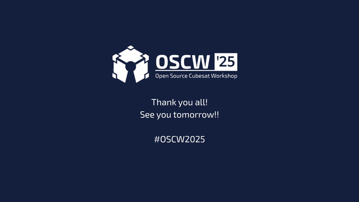 LibreSpace_Fnd's tweet image. The first day of the #OSCW2025 has wrapped up.
Stay tuned for another exciting day tomorrow!