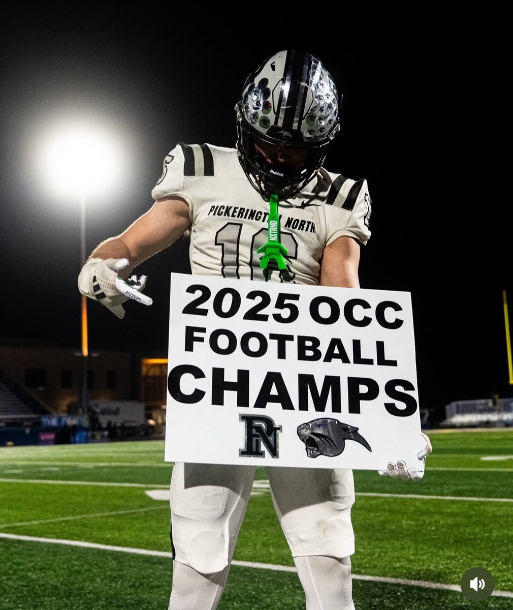 pnfootball's tweet photo. Fun night in Gahanna - WIN 35-0 😁
Panthers finish the regular season 9-1 (5-0)!!
Earned a bye in the D1 State Playoffs!! 

#OCCchamps #WeArePN https://t.co/qzVBiOfdhX