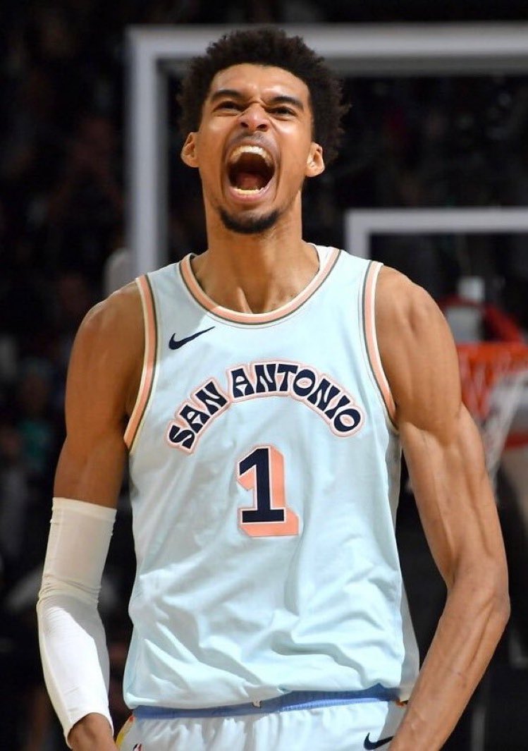 Si hoy Victor Wembanyama anota +25 PUNTOS, vamos a estar regalando su camiseta entre todos los que deis RT y nos sigáis a nosotros y a <a href="/NBAFutQuality/">Camisetas NBA/Fútbol</a> 

🍀🍀🍀🍀🍀