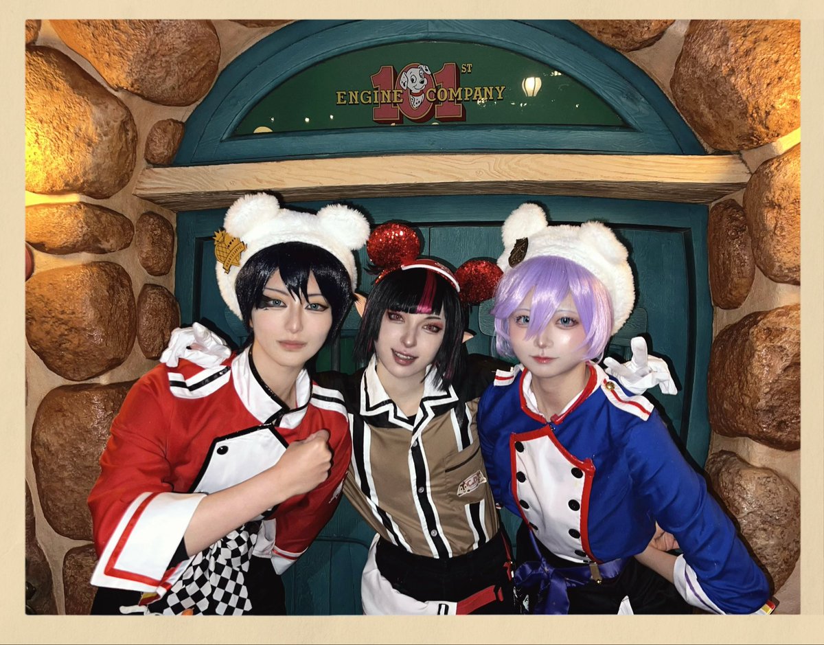 #Dハロツイステ 👨‍🍳🍴
後輩たちがひたすら可愛い1日だったт_т
3人で遊べて嬉しすぎた!!二人共ありがとう🫶