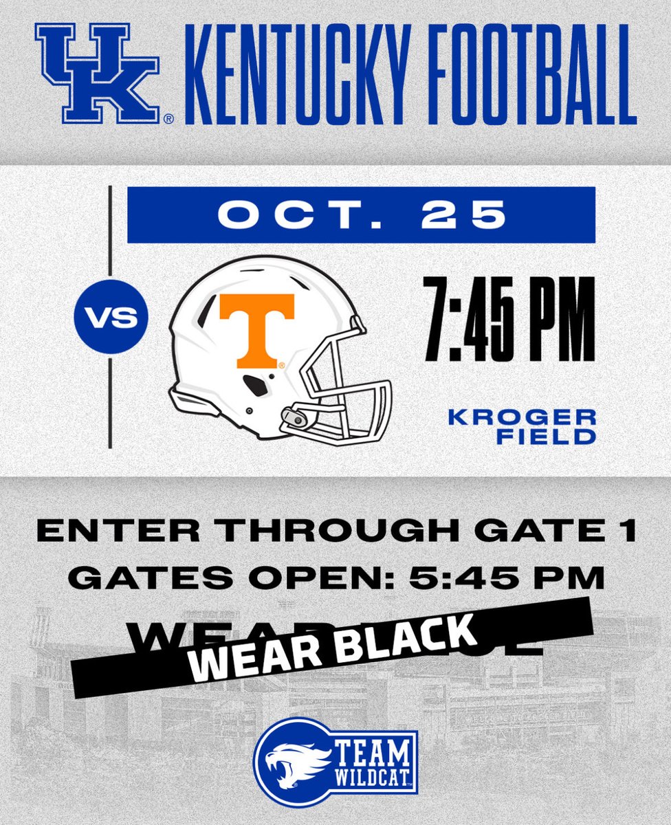 Plot twist — we’re going dark tonight 🖤🏈

#WeAreUK | #BBN