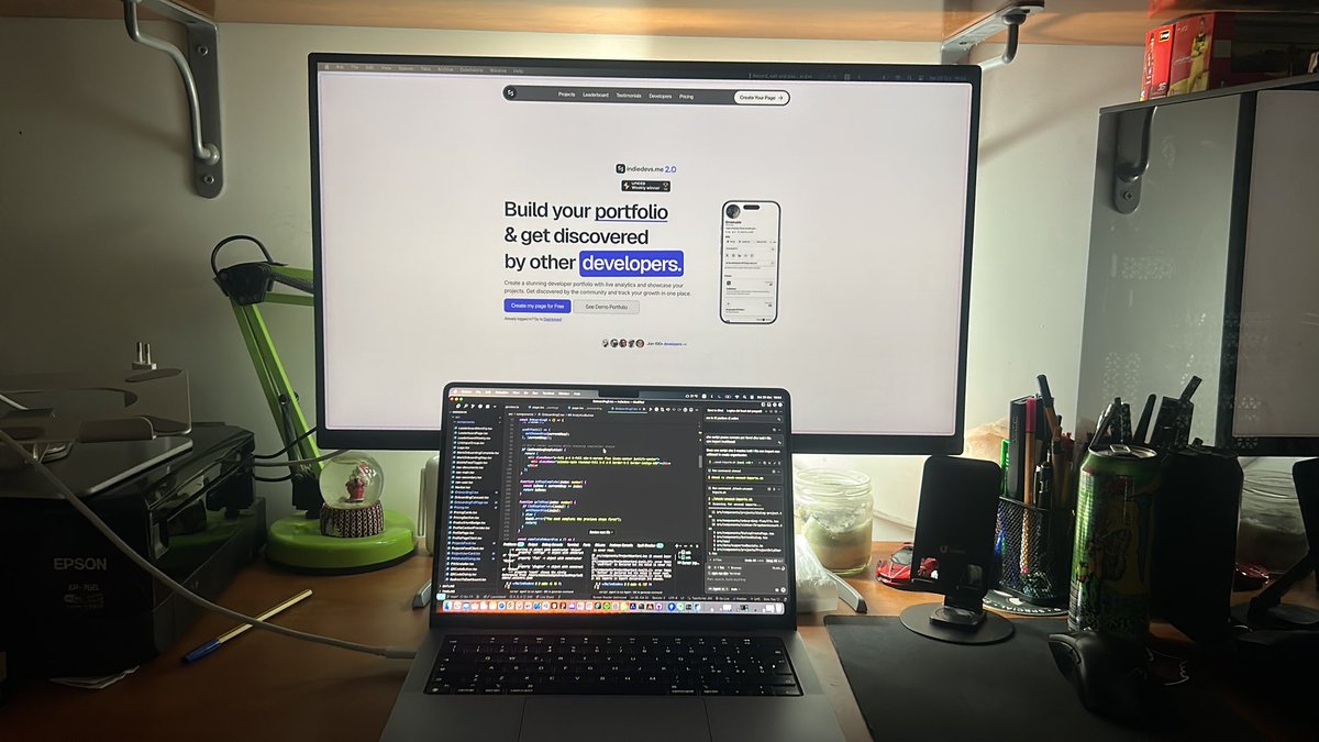 Go partying tonight.
I’d rather build something for myself.

Let the fun begin 🫡