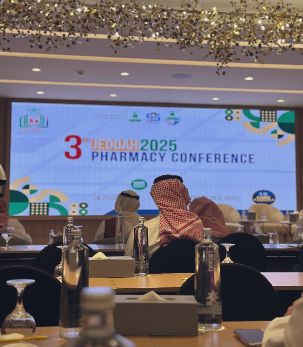 The final day of the Jeddah Pharmacy Conference was a truly unforgettable experience.🌟💊

Endless thanks to the Scientific Committee for turning this event into an inspiring and memorable journey.✨

<a href="/hussain_bakhsh_/">أ.د.حسين طلال بخش</a> <a href="/Pharmalani/">عبدالمحسن مرغلاني</a> <a href="/alzaidi_sameer/">Sameer Alzaidi, Pharm.D, MBAc, BCPS, BCIDP, AAHIVP</a> <a href="/Dr_S84/">Dr. Sharaf E. Sharaf</a> <a href="/Suhapharmd/">سُهـى الحِبشــي</a>