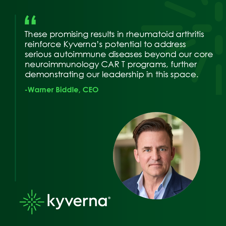 We are excited to share that new data from the Phase 1 portion of an investigator-initiated Phase 1/2 trial in #RheumatoidArthritis will be presented at <a href="/ACRheum/">American College of Rheumatology</a> Convergence 2025.

Find more details in our latest release: bit.ly/47Ha6yM

#ACR25