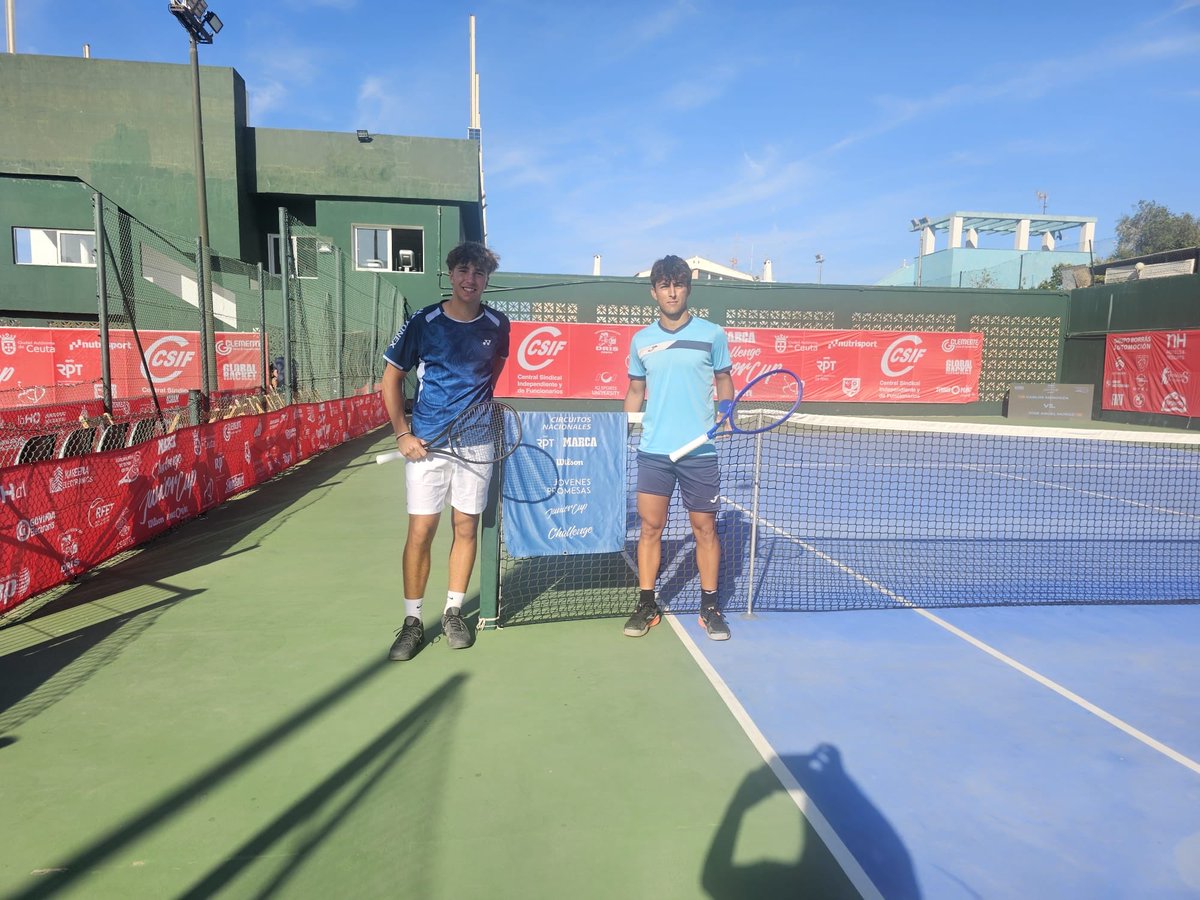 📣MÁSTER NACIONAL RPT MARCA JUNIOR CUP CIUDAD DE CEUTA-CSIF: Continuamos la categoría Sub-18 con el enfrentamiento de los jugadores Carlos Mendoza y José Àngel Muñoz <a href="/YasinHarrus/">Yasin Harrus</a> <a href="/JordiTamayo1/">Jordi Tamayo</a> <a href="/luismediero/">Luis Mediero</a> <a href="/rptenis/">RPTenis</a> <a href="/RFETenis/">Tenis España</a> <a href="/CSIFCeuta/">CSI.F Ceuta</a>