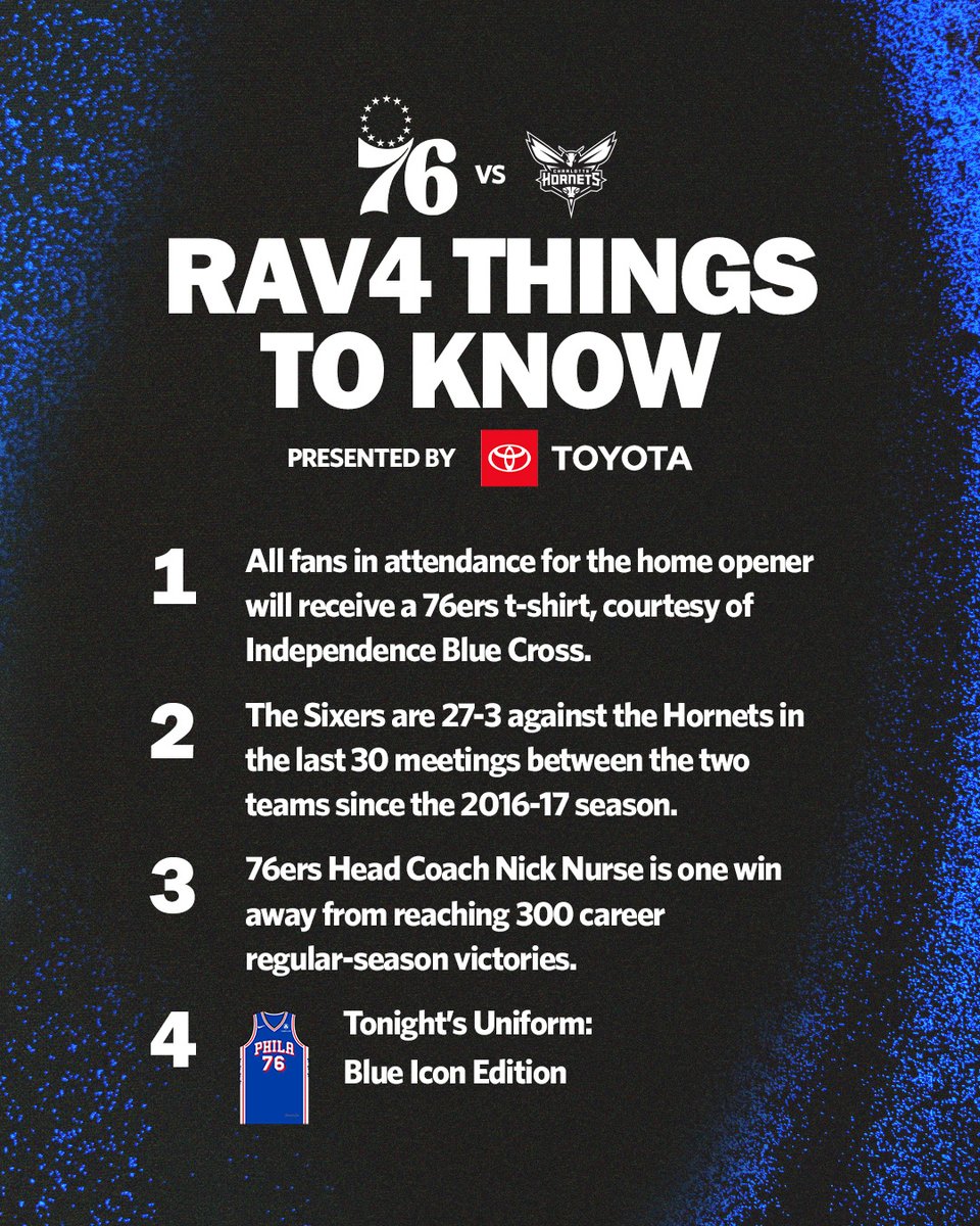 info to know: home opener edition ⤵️
@Toyota