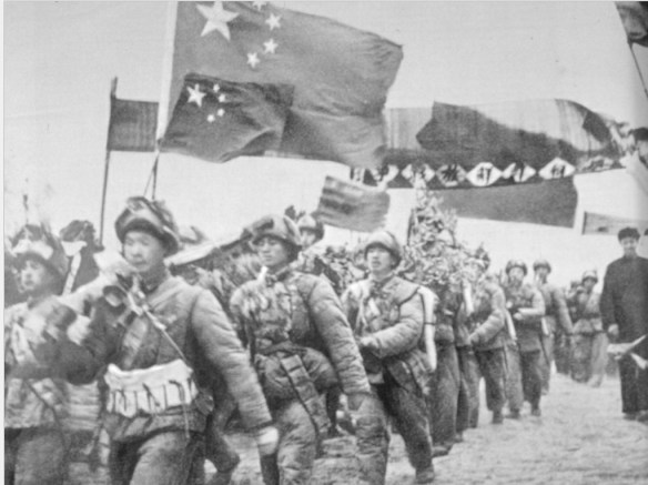 CasusBelliPod's tweet photo. #TalDíaComoHoy (25/10/1950) ❄️ Entra en combate el Ejército chino en Corea, sorprendiendo a las fuerzas de la ONU. Comienza una nueva fase de la guerra. #GuerraDeCorea #China https://t.co/VIUBRfSfBA