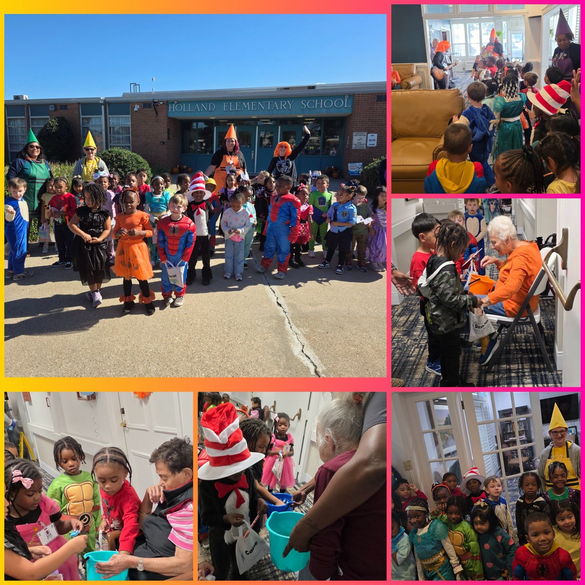Our PREK students had the best time trick or treating with the residents at The Gardens of VB. #WeAreVBSchools <a href="/VBTitleI/">Title I VBCPS</a> <a href="/vbschools/">VBSchools</a>