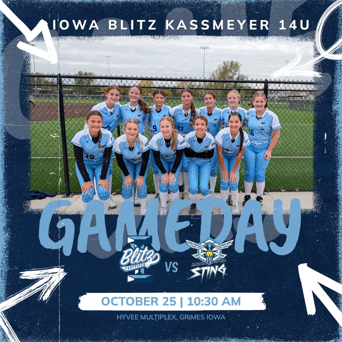 IBFKassmeyer's tweet image. Kicking off our last weekend! It&apos;s GameDay!!!!
#goblitz #iablitz