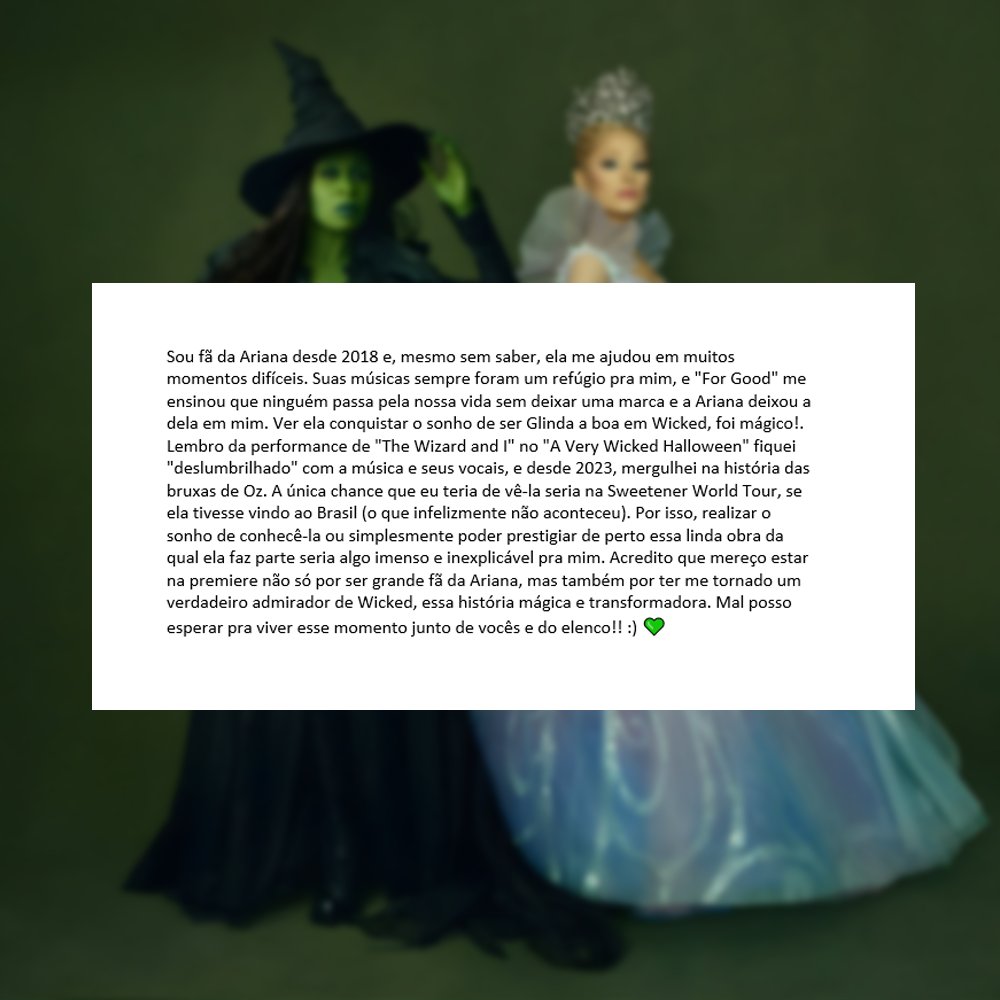 sweetnastty's tweet photo. escrevi com tanto carinho e com todo meu coração!! 🥺💚
#ArianatorsNaPremiere @infoari https://t.co/E8kDMCf0d7