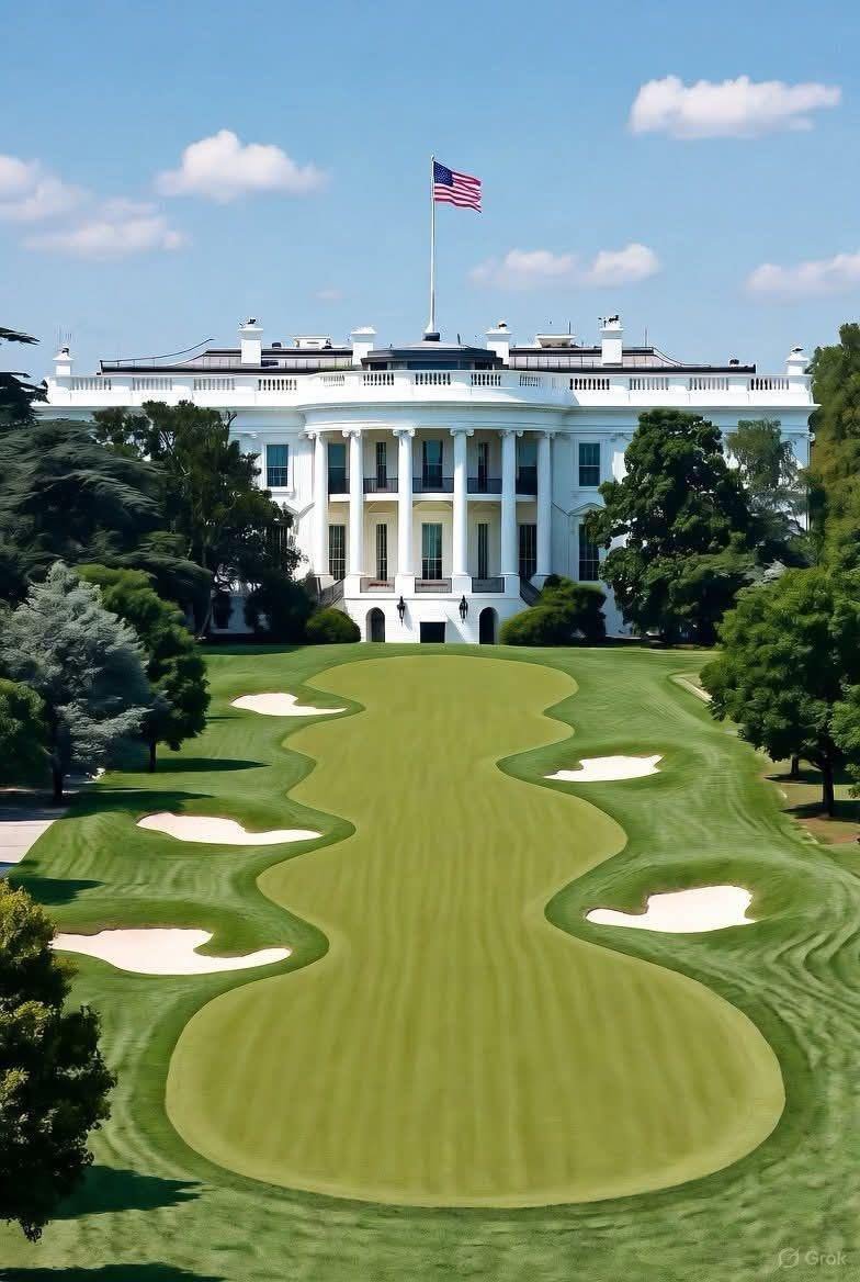 White House renovations are coming along!