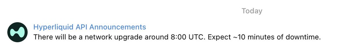 > be hyperliquid team
> announce frontend update on Friday 11:40 AM UTC
> front-end on testnet live
> front-end on mainnet shipped on Saturday 8:00 AM UTC

Less than 24 hours from announcement → delivery.

When Jeff said on the <a href="/tbpn/">TBPN</a> interview,

“The quality of the work is the