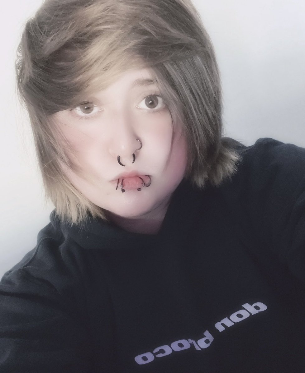 3 years ago vs now!! more piercings but somehow less emo..? lol