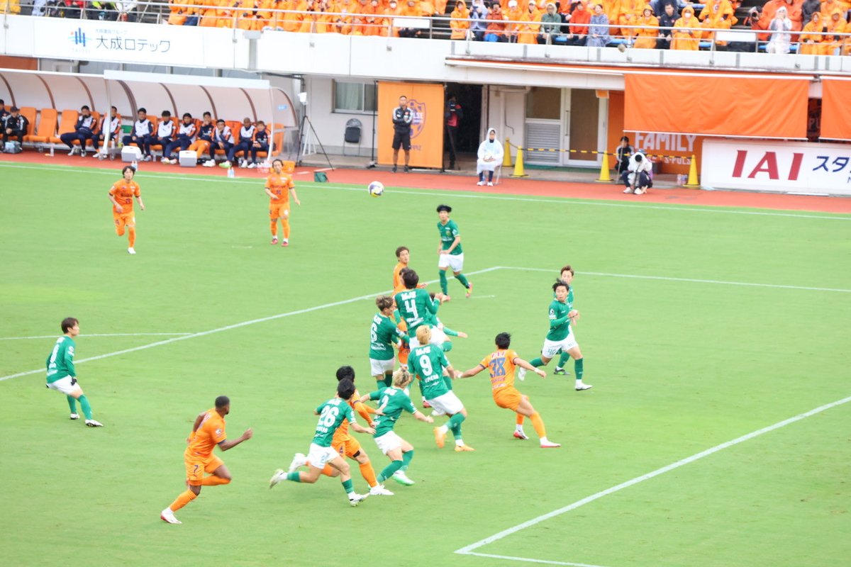 d__57_'s tweet photo. vs東京V1-0
前節も今節も結果的にコイントス負けるが勝ち。前半ホーム側に攻めて得点、後半ホーム側で守り逃げ切り。日本平🙆‍♂️ https://t.co/74oyTwJdtx
