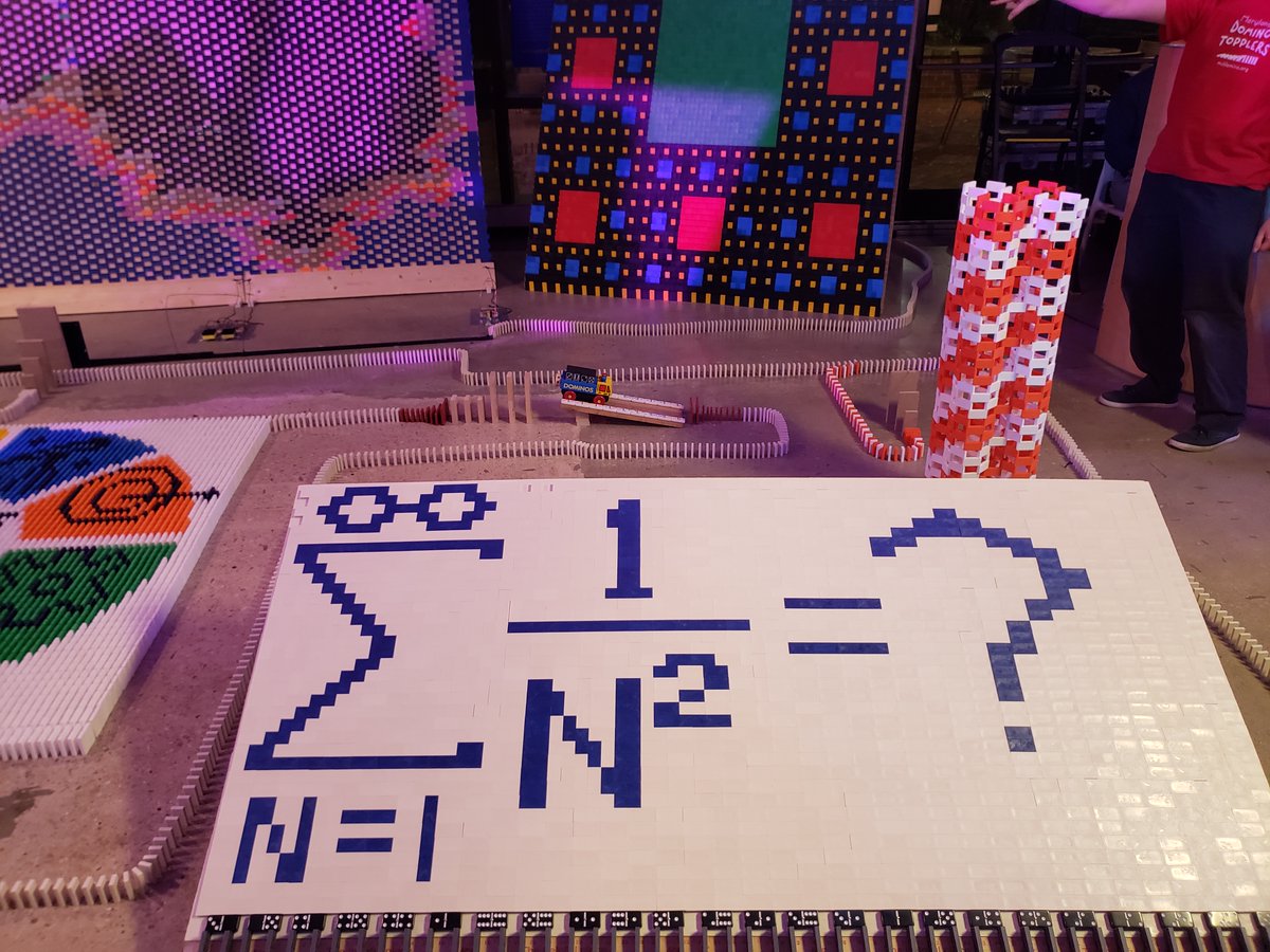 OGTopplersScott's tweet photo. It's the Basel Problem, Domino Style.  Can you solve it? https://t.co/1nI9xFbHSu