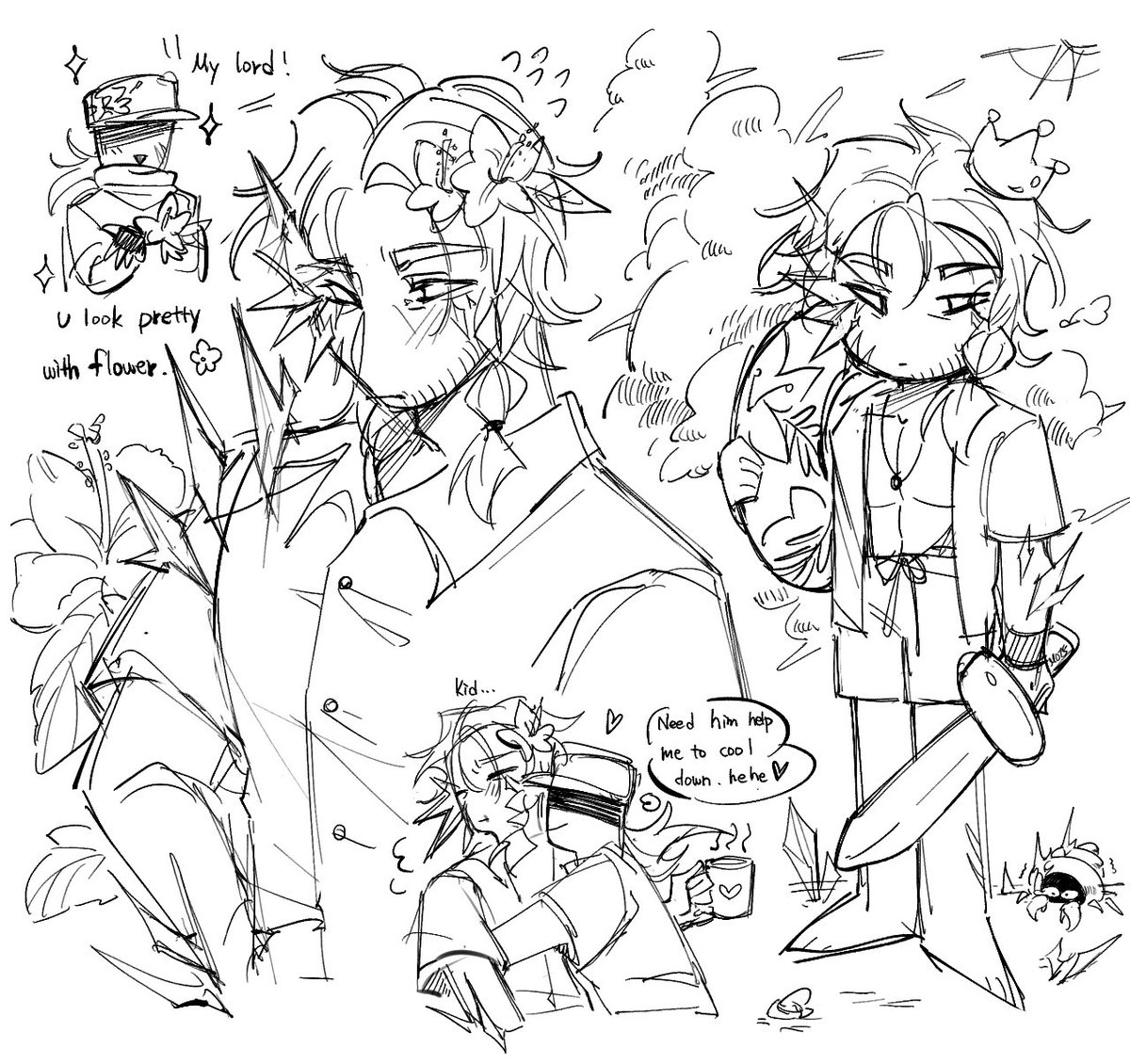 oh I found one of my old wip I didn't post here #BlockTales #cruelking