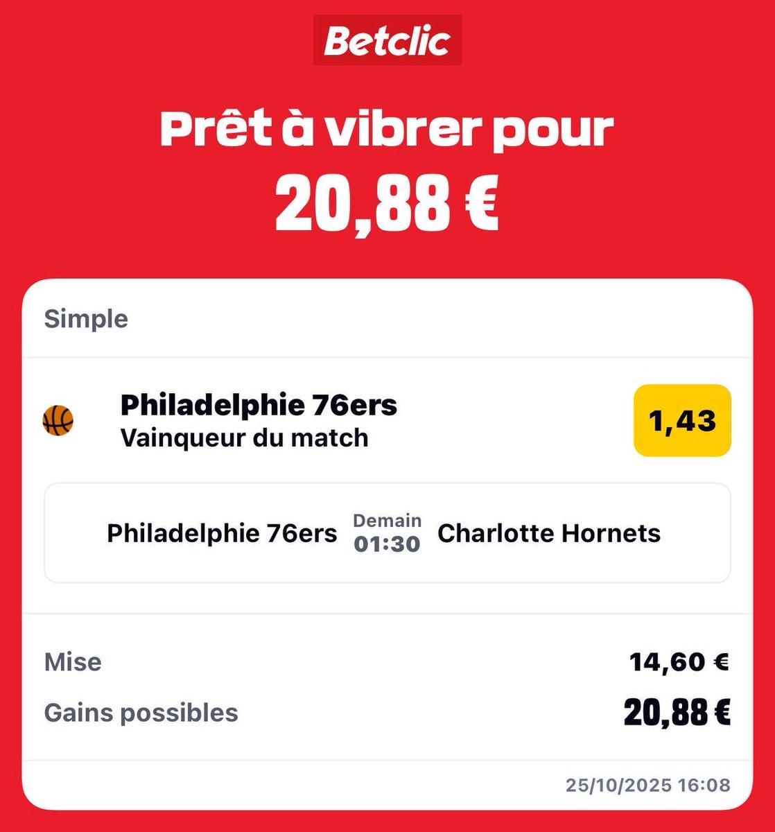 CARTOUCHE PRONO 🧨🥇 (@tontonseb10) on Twitter photo 🏝️🏖️10€ TO 10 000€ OBJECTIF MALDIVES 🇲🇻🚀
PALIER 1 : 10€➡️14,60€✅
PALIER 2 : 14,60€➡️20,88€
FAV ❤️+ RT ♻️
Si pars magie 🪄 on valide c’est 30 paliers j’offre 10x100€✅
Je prendrais uniquement ceux qui partage tout mes post , donnant donnant la force 💪💪
#TeamParieur 🏝️🏖️10€ TO 10 000€ OBJECTIF MALDIVES 🇲🇻🚀
PALIER 1 : 10€➡️14,60€✅
PALIER 2 : 14,60€➡️20,88€
FAV ❤️+ RT ♻️
Si pars magie 🪄 on valide c’est 30 paliers j’offre 10x100€✅
Je prendrais uniquement ceux qui partage tout mes post , donnant donnant la force 💪💪
#TeamParieur