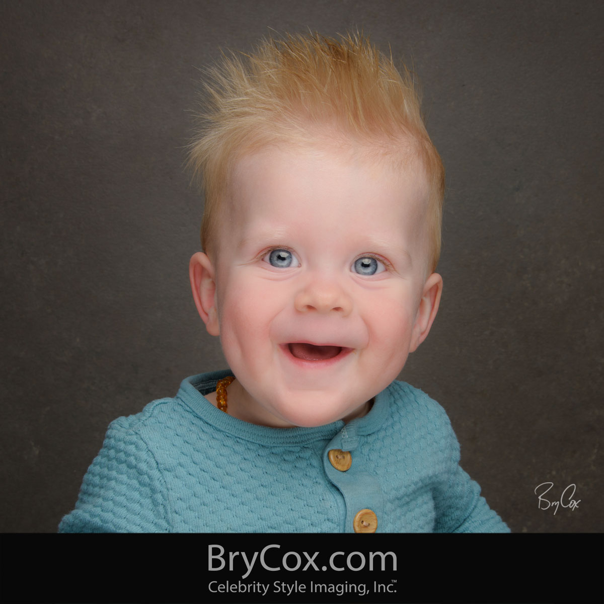 This cute little red-haired toddler was so fun in the studio. I love his photographs. You have to check them out on my blog brycox.com/category/blog/