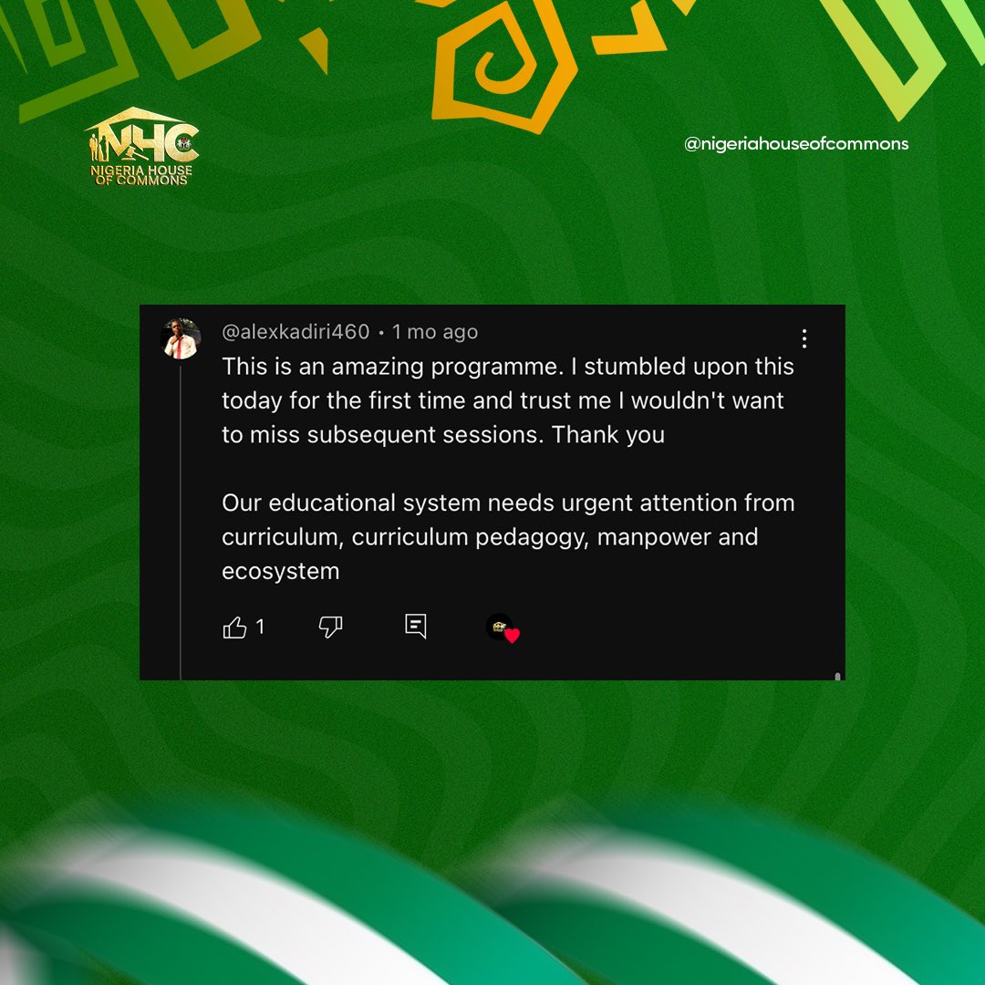 Nigeria House of Commons tweet media