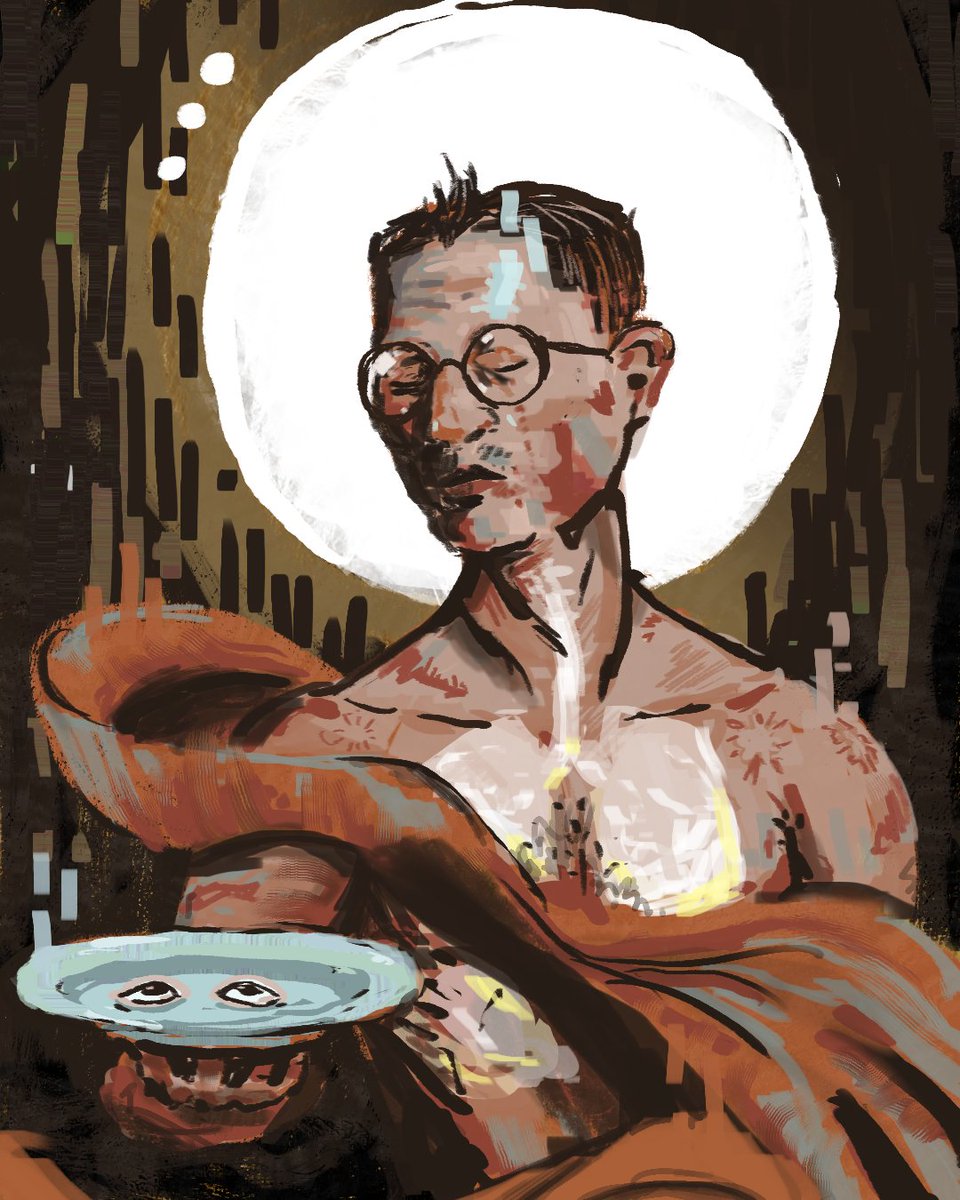 day 22 - saint #DiscoElysium #discotober #Inktober2025