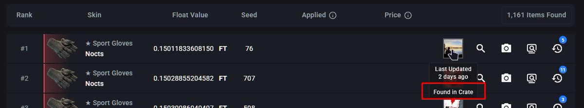 thaumictom's tweet photo. @deathgoneby @roflm0nster Where do you have this statistic from? I can match the 1100+ Nocts FT number, but that includes traded ones, which make up almost all of it (I found ~4 in the first 100 results). https://t.co/YgbANDFgsA