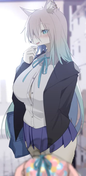 ホワイトデーだよハスキーちゃん