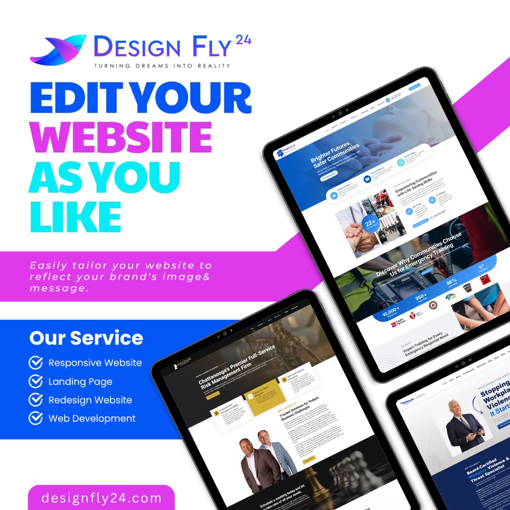 DesignFly243's tweet photo. Your website should grow with your brand.
not stay stuck in the past.

edit, scale &amp; shine — with #designfly24 💻

#webdesign #branding #digitalmarketing #uxui #growth https://t.co/K5TjtfMQdc