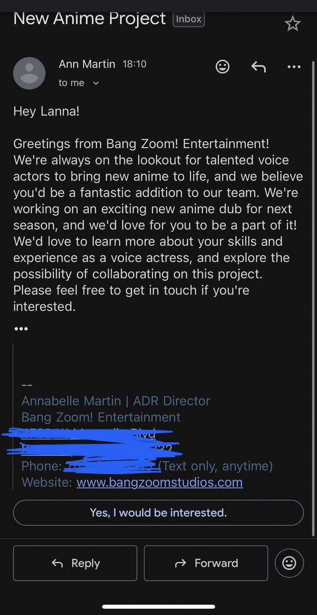 VOICE ACTING COMMUNITY 📣

I have a question for y’all. Has anyone else received anything like this it’s getting harder to tell what is what. I’m 90% sure it’s a scam but just wanted to be 100% sure!