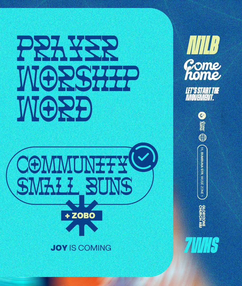 small buns, big community. we meet every week because doing life together just hits different. and if you’ve been thinking about tomorrow… this is your sign. 

9am at Epic Visual Studio, No 11, Bumbuna Street, Wuse Zone 1. can’t wait to see you tomorrow 🥹💚