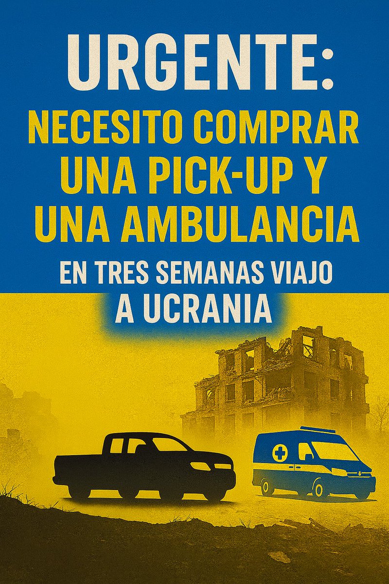 sorluciacaram's tweet photo. 🇺🇦 Necesitamos que compartas este mensaje y que nos ayudes a poder ayudar.
La situación en #Ucrania es gravísima.
Cada ayuda cuenta, cada gesto salva vidas.
🙏 Gracias por estar del lado de la esperanza.

🚑 Bizum 05122
💳 ES43 2100 3093 0722 0031 6970
#UcraniaResistenciaEsperanza #AyúdanosAAyudar #FundacióSantaClara