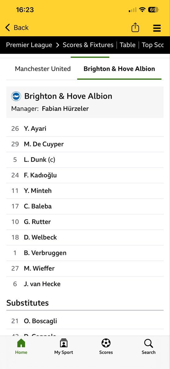 When you get the work experience kid who's never seen a football match doing the website entries 🤣🤣

#bbc