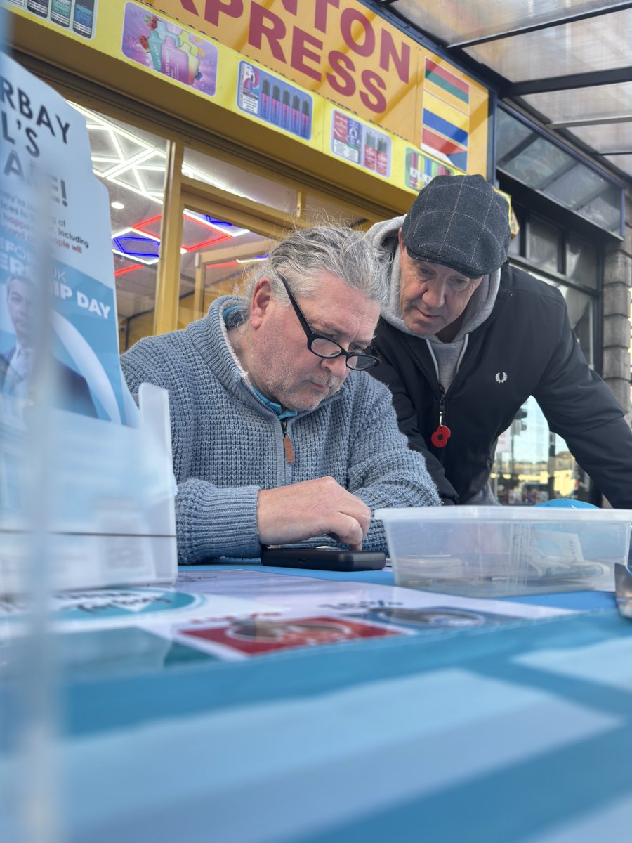 ReformTorbay's tweet image. It’s National Reform UK Action Day!! 📣

#ReformUK #Torbay #Torquay #Paignton #Reform