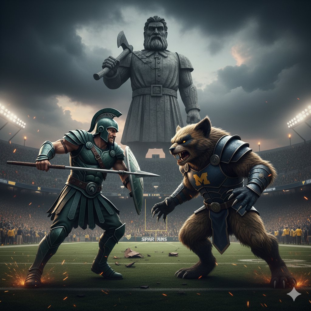 Is your house rooting for Michigan or Michigan State today?