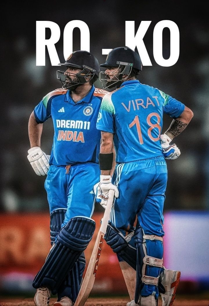 Sanu_Chatterjee's tweet photo. The #RO_KO @ImRo45 @imVkohli @BCCI  Congratulations Team India 🇮🇳 https://t.co/9JWfBHVpyC