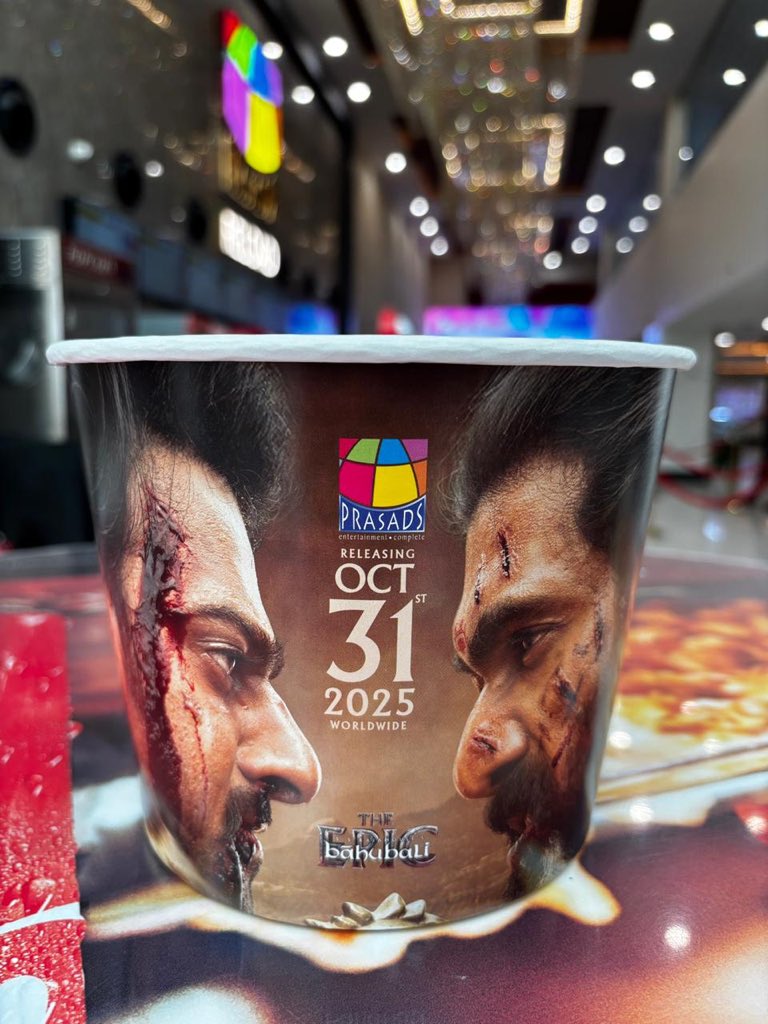 fans_pra's tweet photo. Popcorn buckets also as Baahubali Epic 
@PrasadsCinemas https://t.co/e4vFNdQpzF