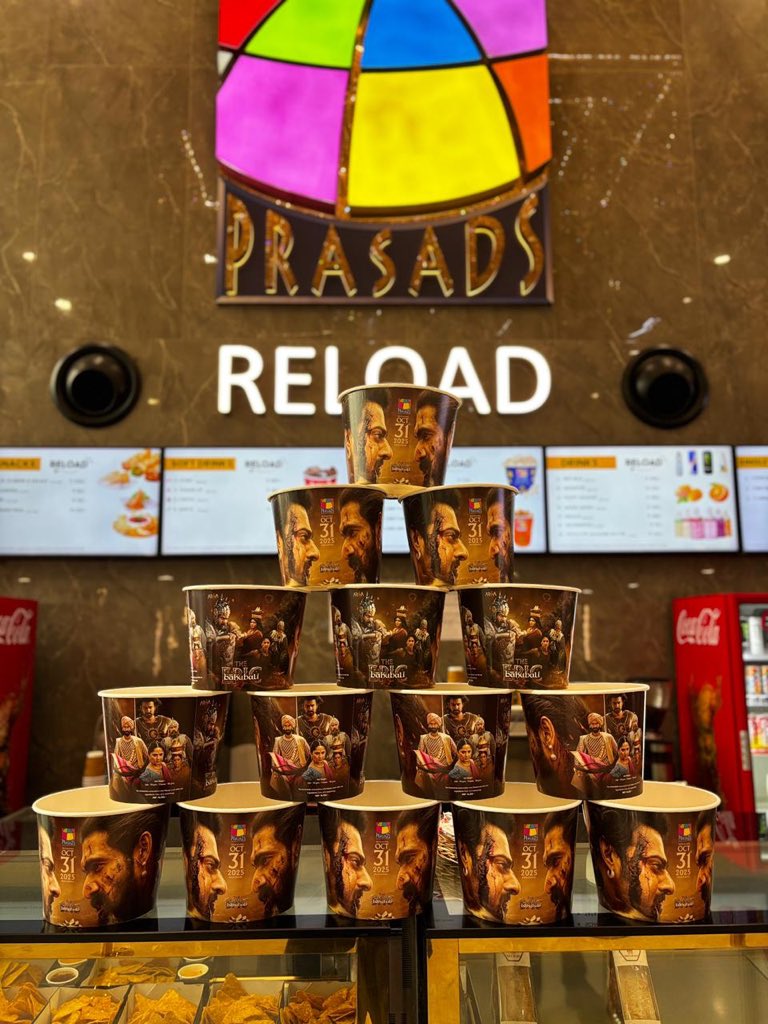fans_pra's tweet photo. Popcorn buckets also as Baahubali Epic 
@PrasadsCinemas https://t.co/e4vFNdQpzF