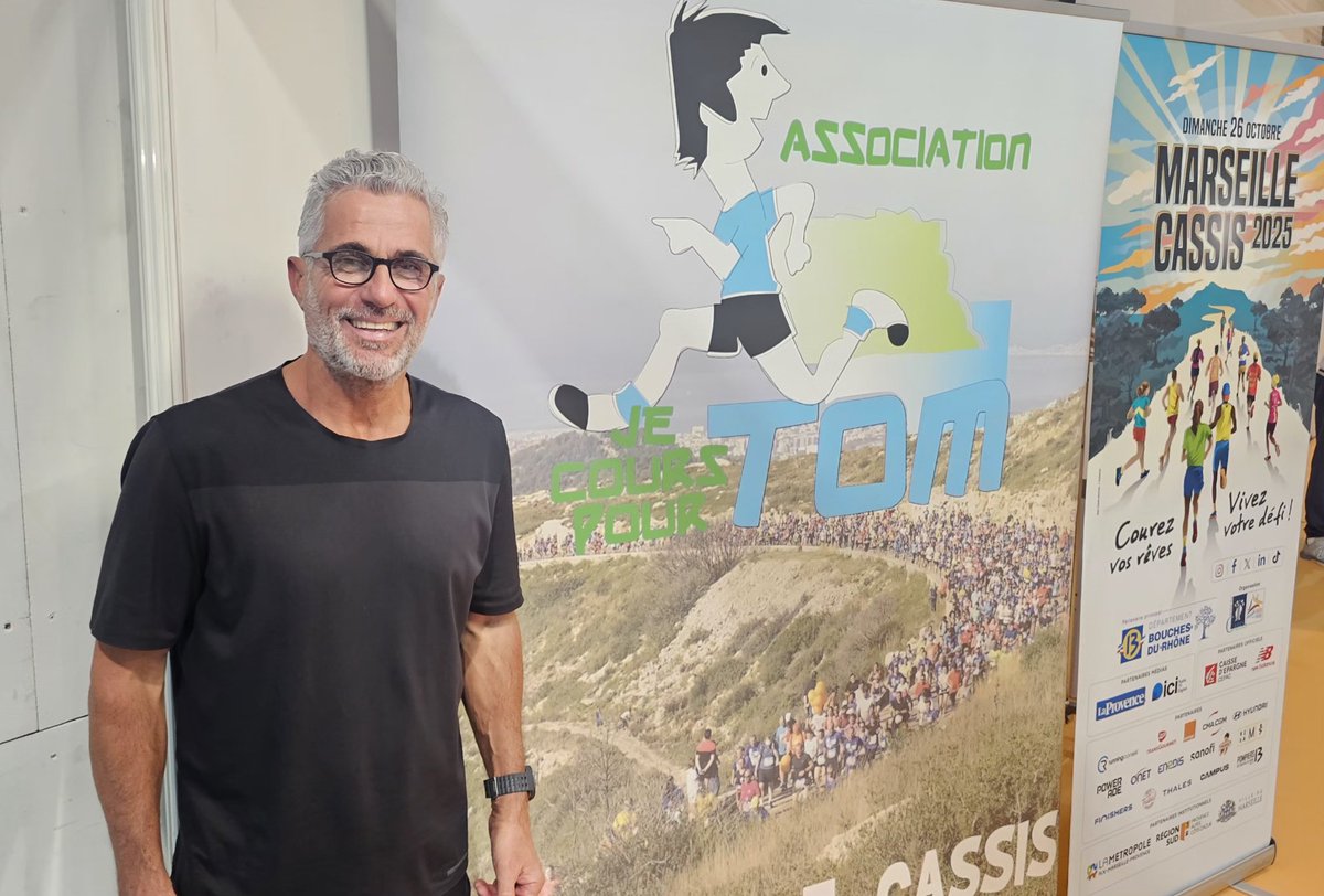 Heureux de courir la 46eme édition de Marseille - Cassis pour l’association Je cours pour Tom