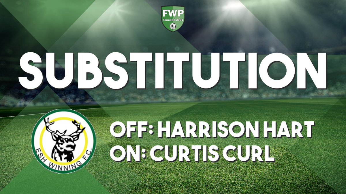 SUB: Curtis Curl replaced Harrison Hart (71') fwp.co/LzMLfy